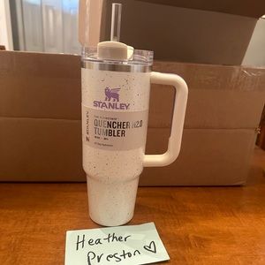 Bnwt Stanley 30 oz tumbler -  Cream Speckled